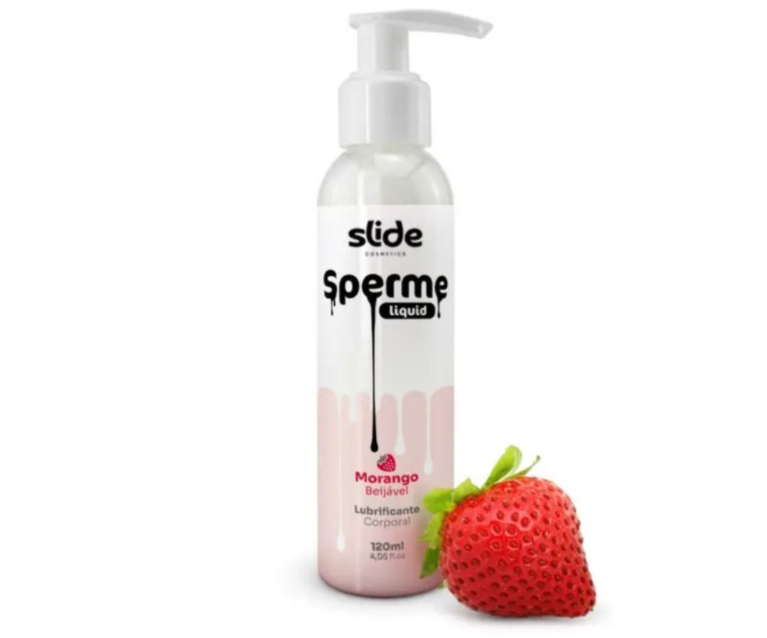 SPERM MORANGO LUBRIFICANTE SUPER POTENTE
